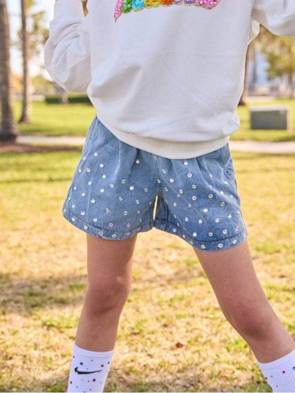 Lola + the Boys Rocker sequin shorts size 8